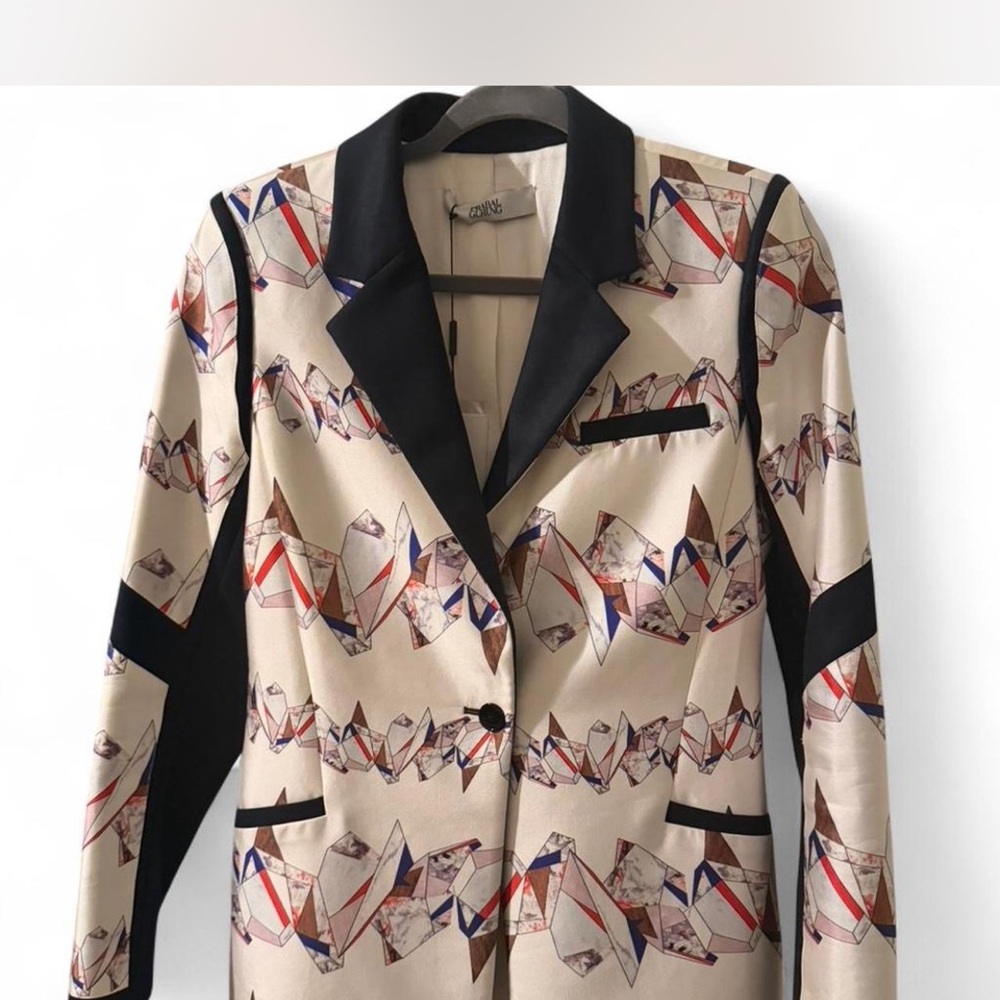 Prabal Gurung Multicolor Geometric Blazer
